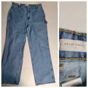 Pacsun Jeans Womens Large 90's Boyfriend Carpenter Hoop High Rise Denim